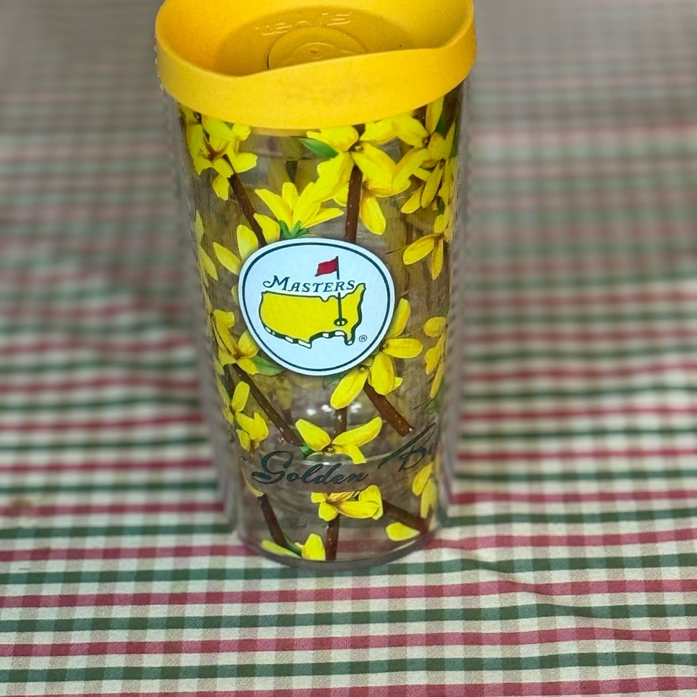 Yellow Floral Masters Tumbler